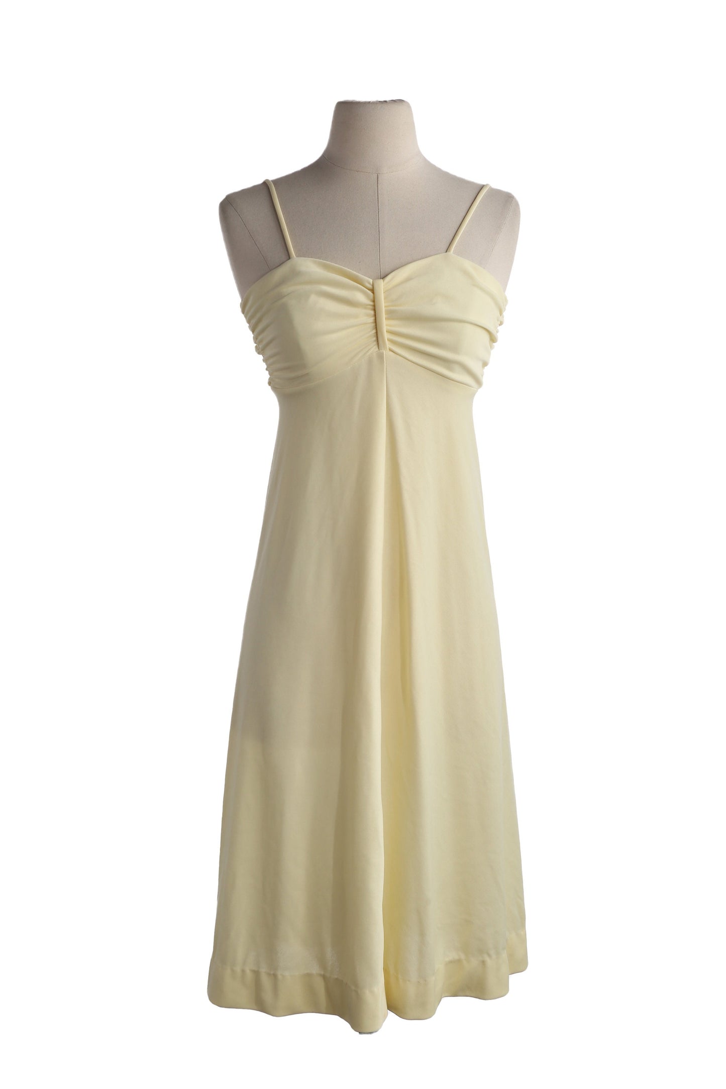 70s Yellow Casual Dress