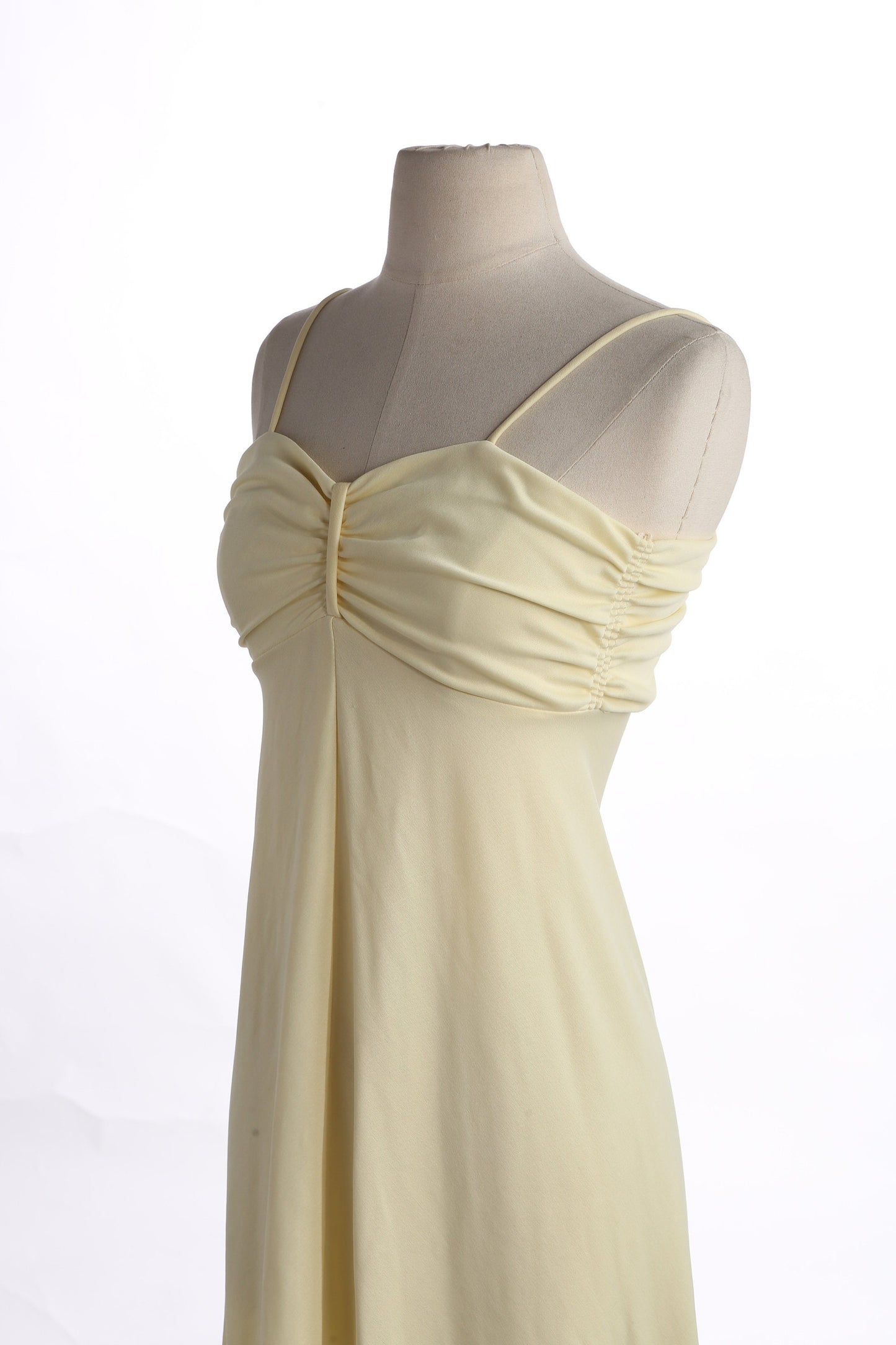 70s Yellow Casual Dress