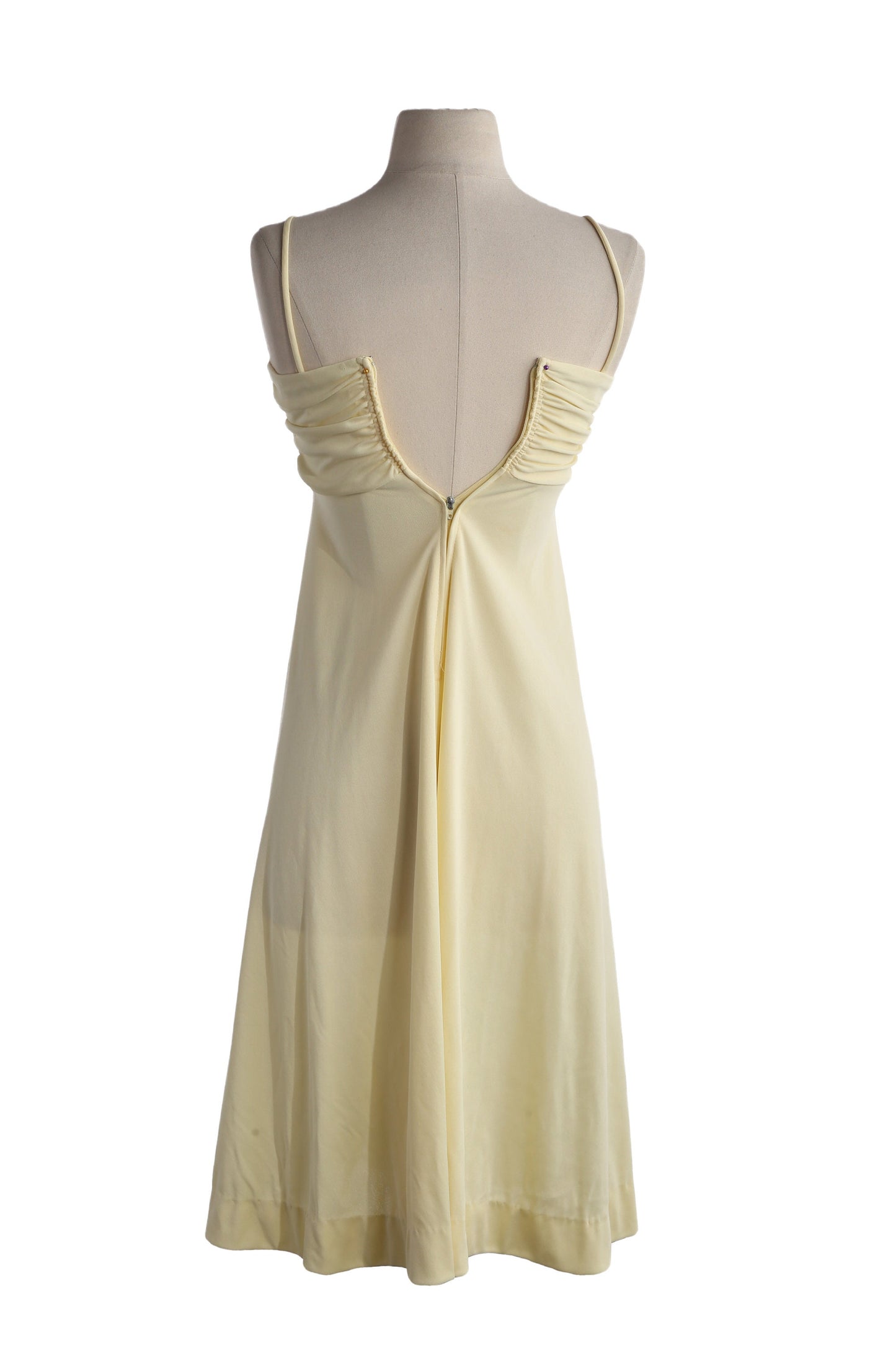 70s Yellow Casual Dress