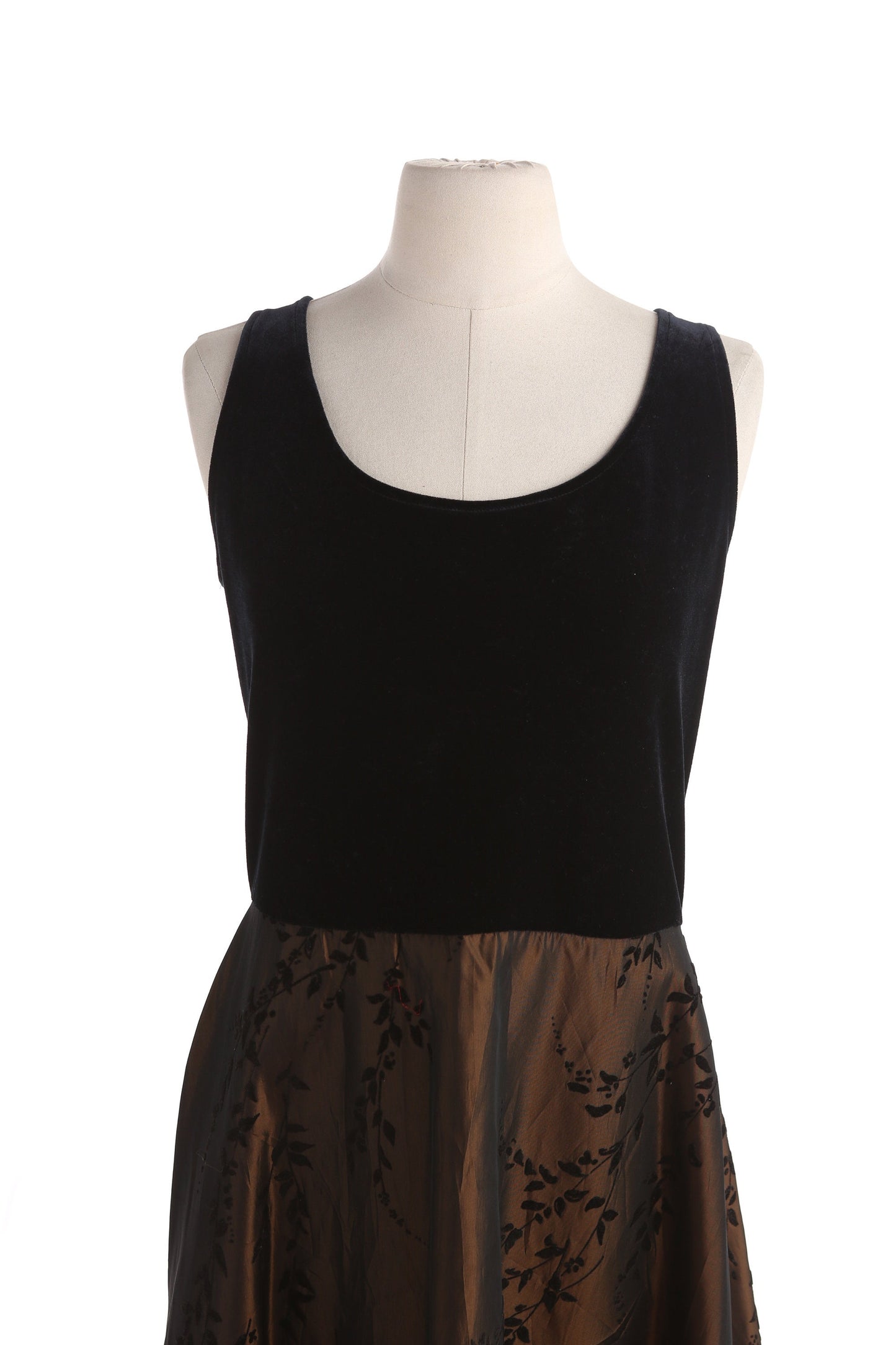 90s Women Black Long Evening Dress