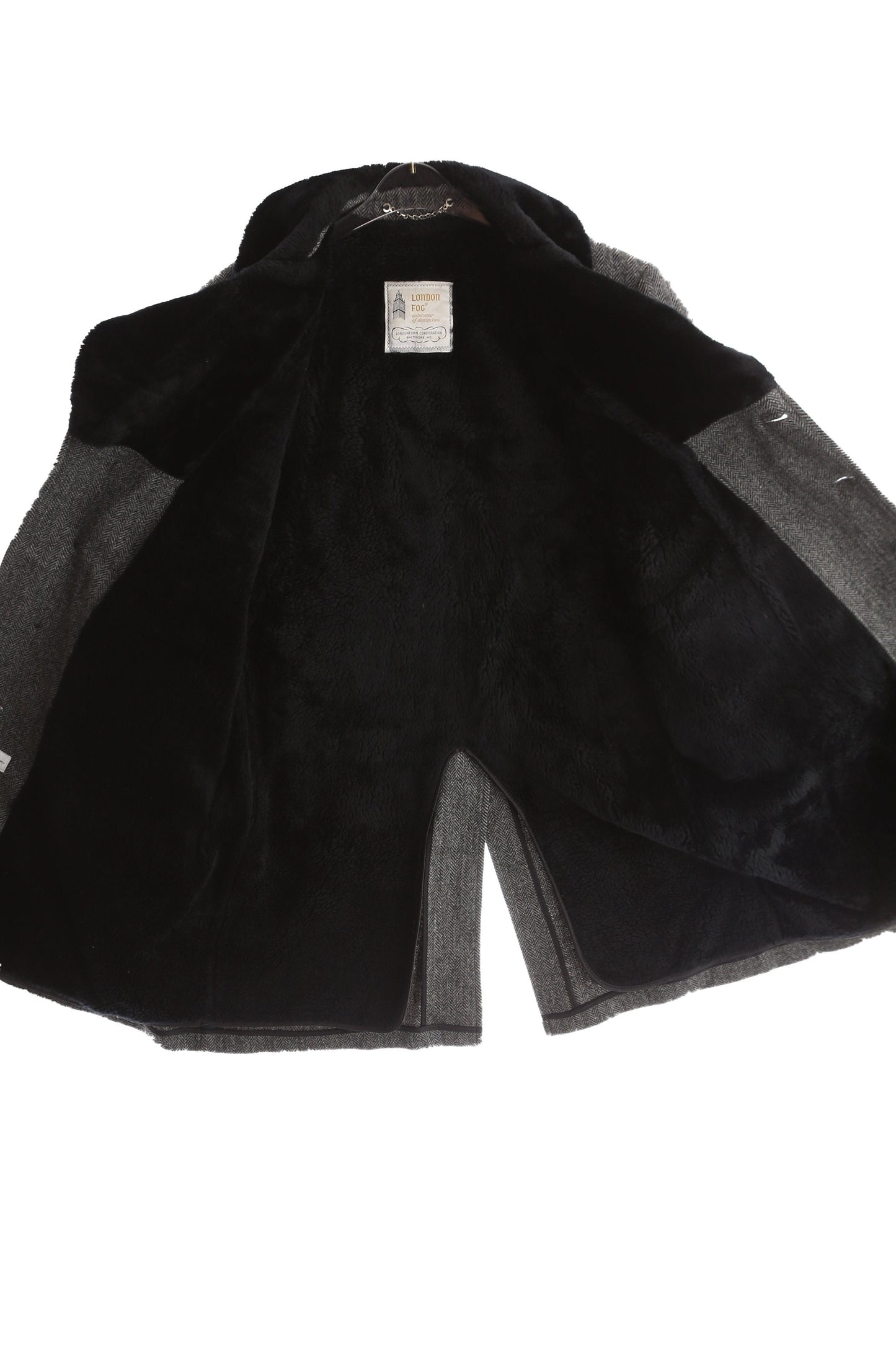 Vintage Men's Gray Winter Coat byb London Fog