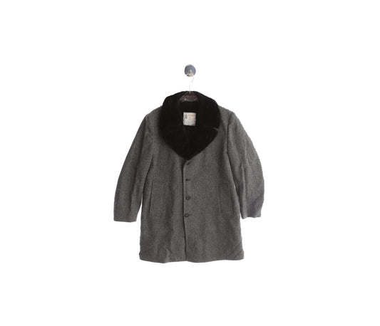 Vintage Men's Gray Winter Coat byb London Fog