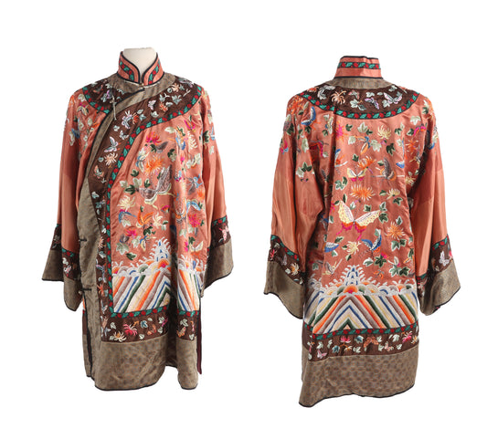 Vintage Chinese Cheongsam Embroidered Jacket