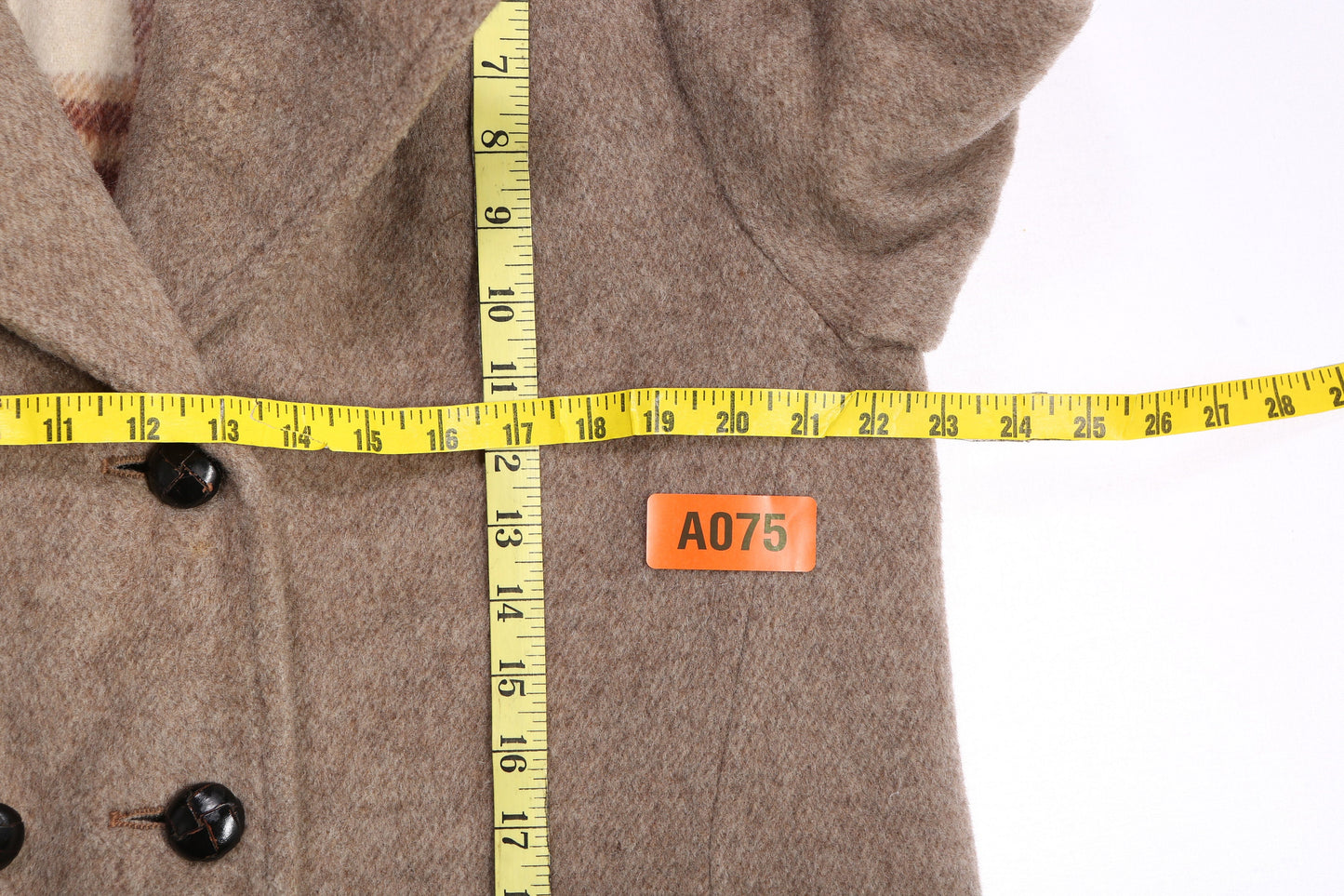 Vintage Brown Winter Coat by Penguin - Estimated Era 1960's - 1970's