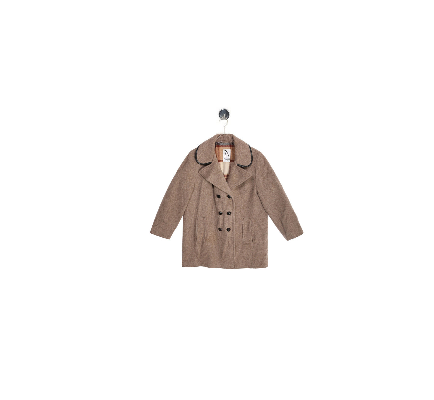 Vintage Brown Winter Coat by Penguin - Estimated Era 1960's - 1970's