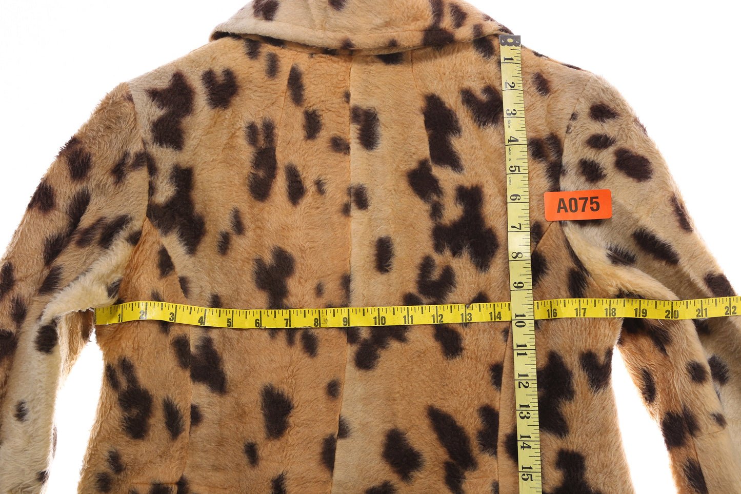 Vintage Women's Animal Print Faux Fur Coat - Estimated Era 1960's - 1970's
