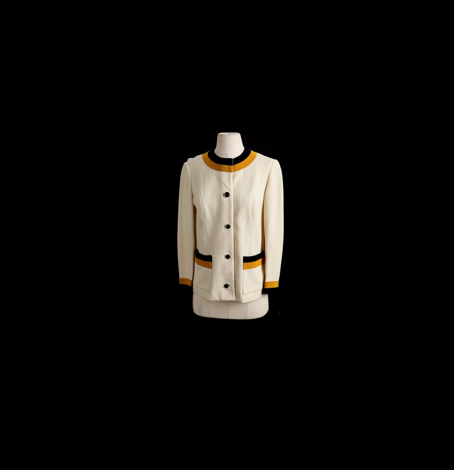 Woman Casual Button Up Jacket - Era 60's - 70's
