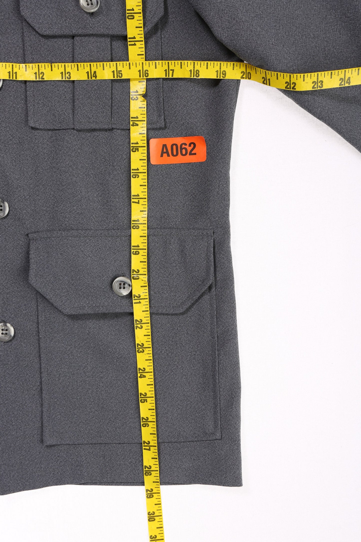 70s Levis Panatela Gray Poly Men's Jacket - Four Pocket