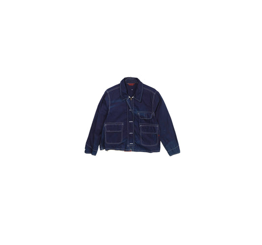 Vintage Women's Blue Zipper Jacket by Adriano Goldschmied