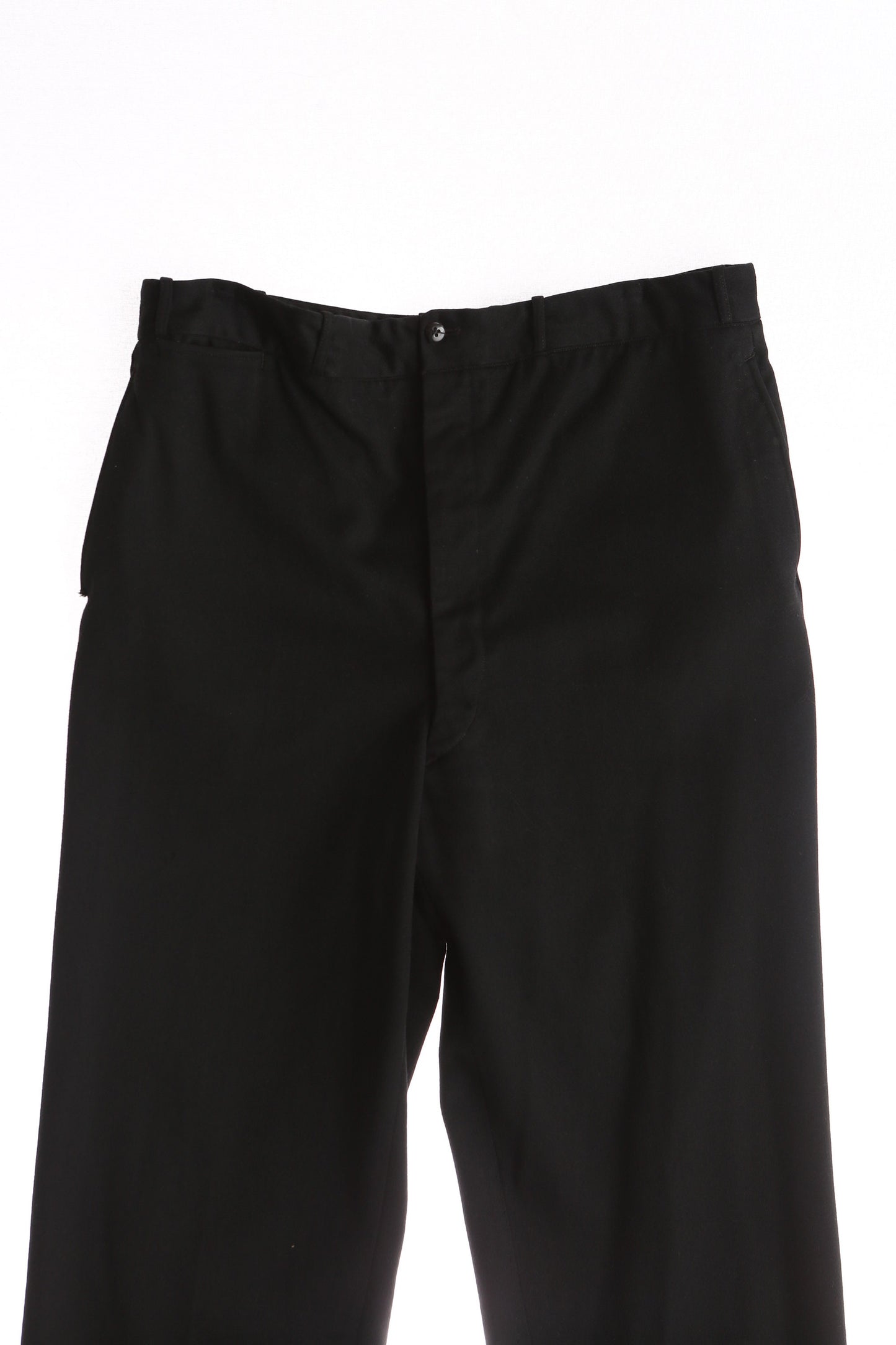 Vintage Men's Black Trousers - Estimated Era 40's - 50's