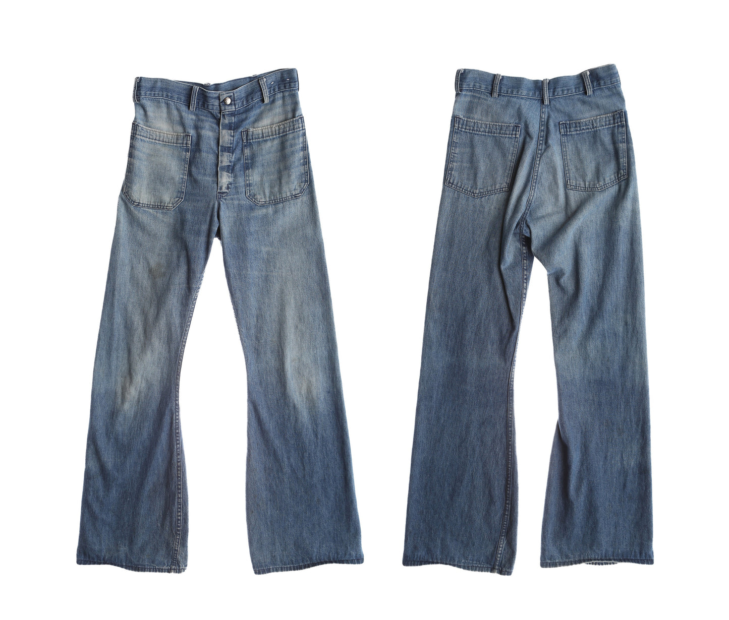 Vintage Bell Bottom Pants by Sea Fearer - Estimated Era 70s -80s