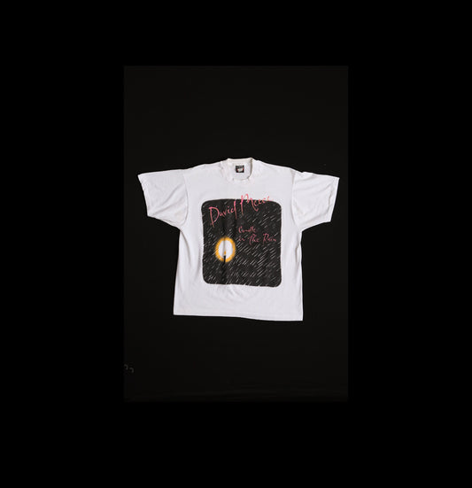 David Reece Candle in The Rain White Graphic T-shirt - Burn the Night Away