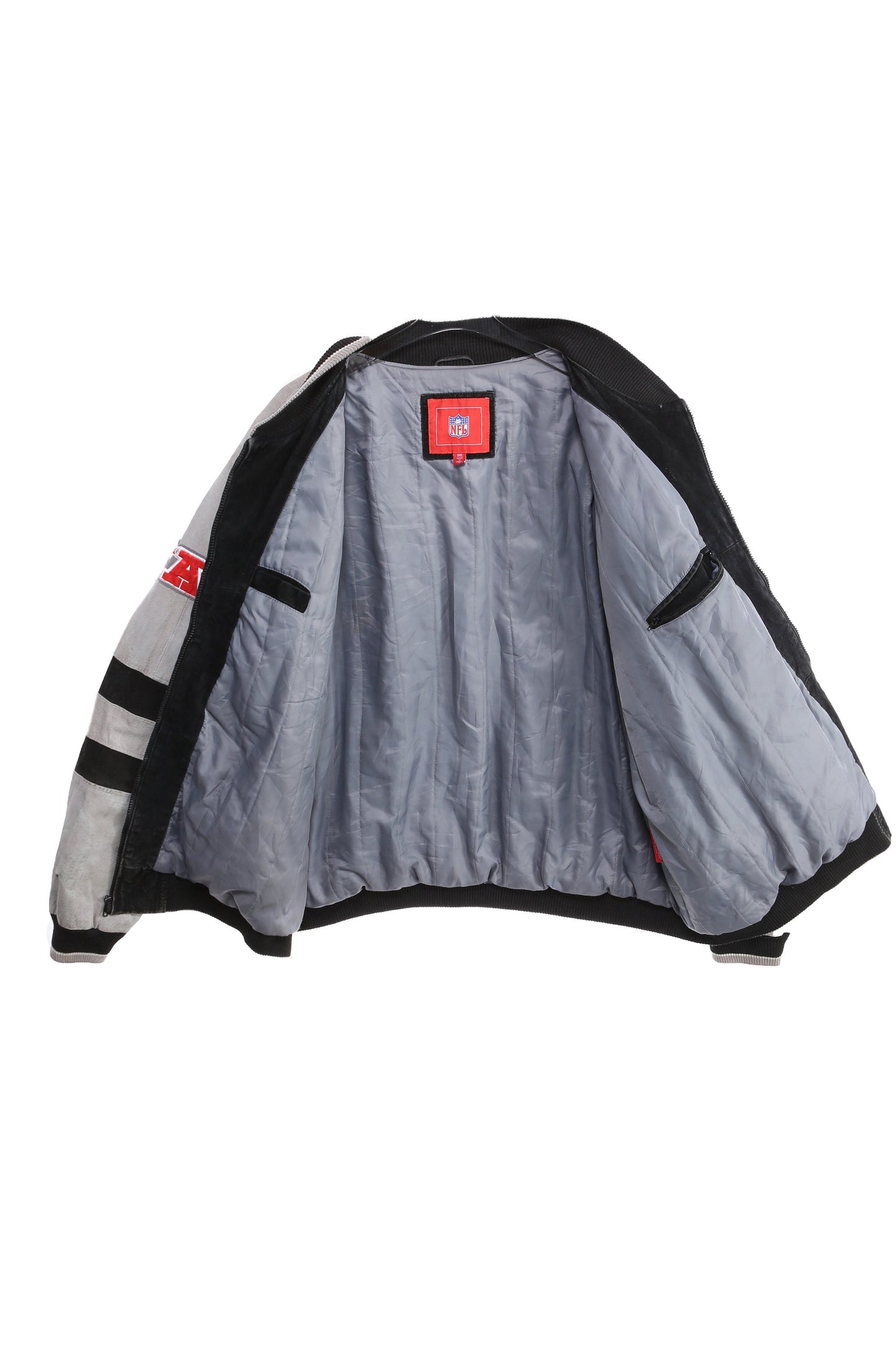 Raider Black Suede Bomber Jacket