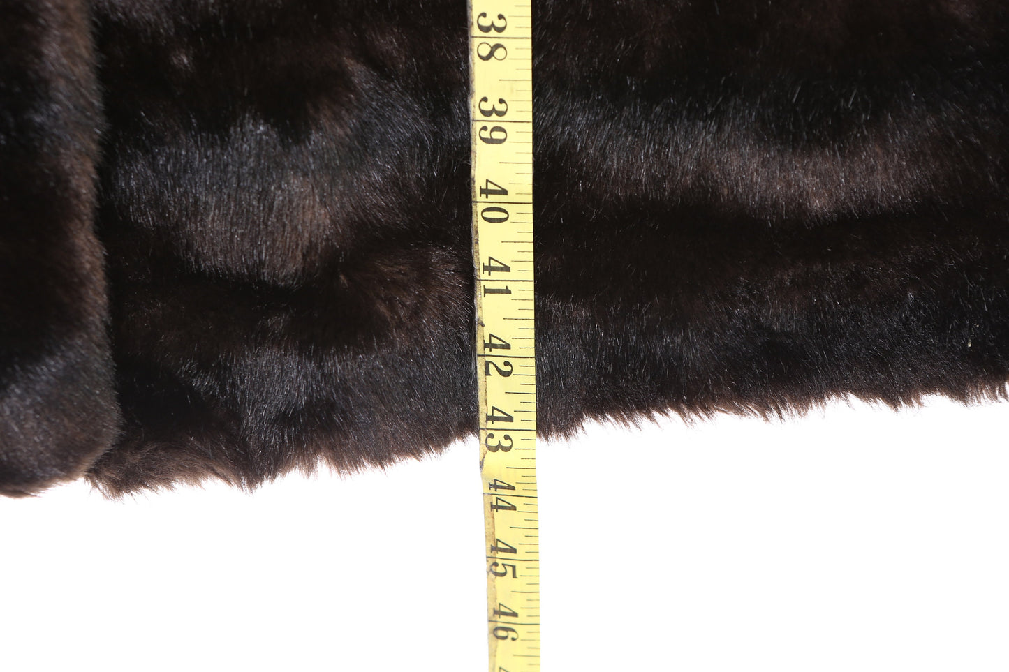 Vintage Women Black Faux Fur Coat by Borgacia - Estimated Era 1970's - 1980's