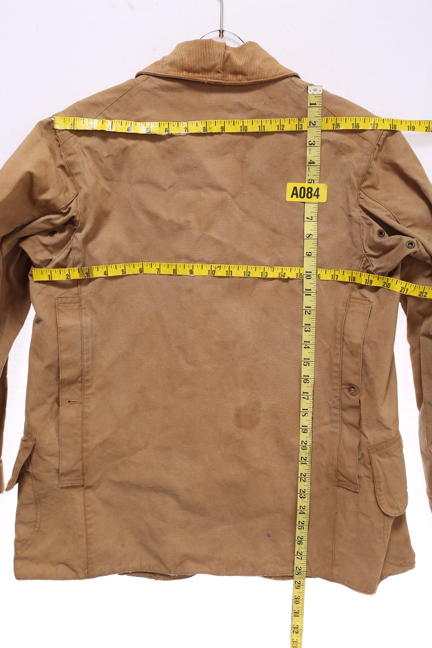 Vintage Men's Brown Canvas Hunting/Work Coverall Jacket by Summer Manufacturing Co. - Estimated Era 1940's - 1950's