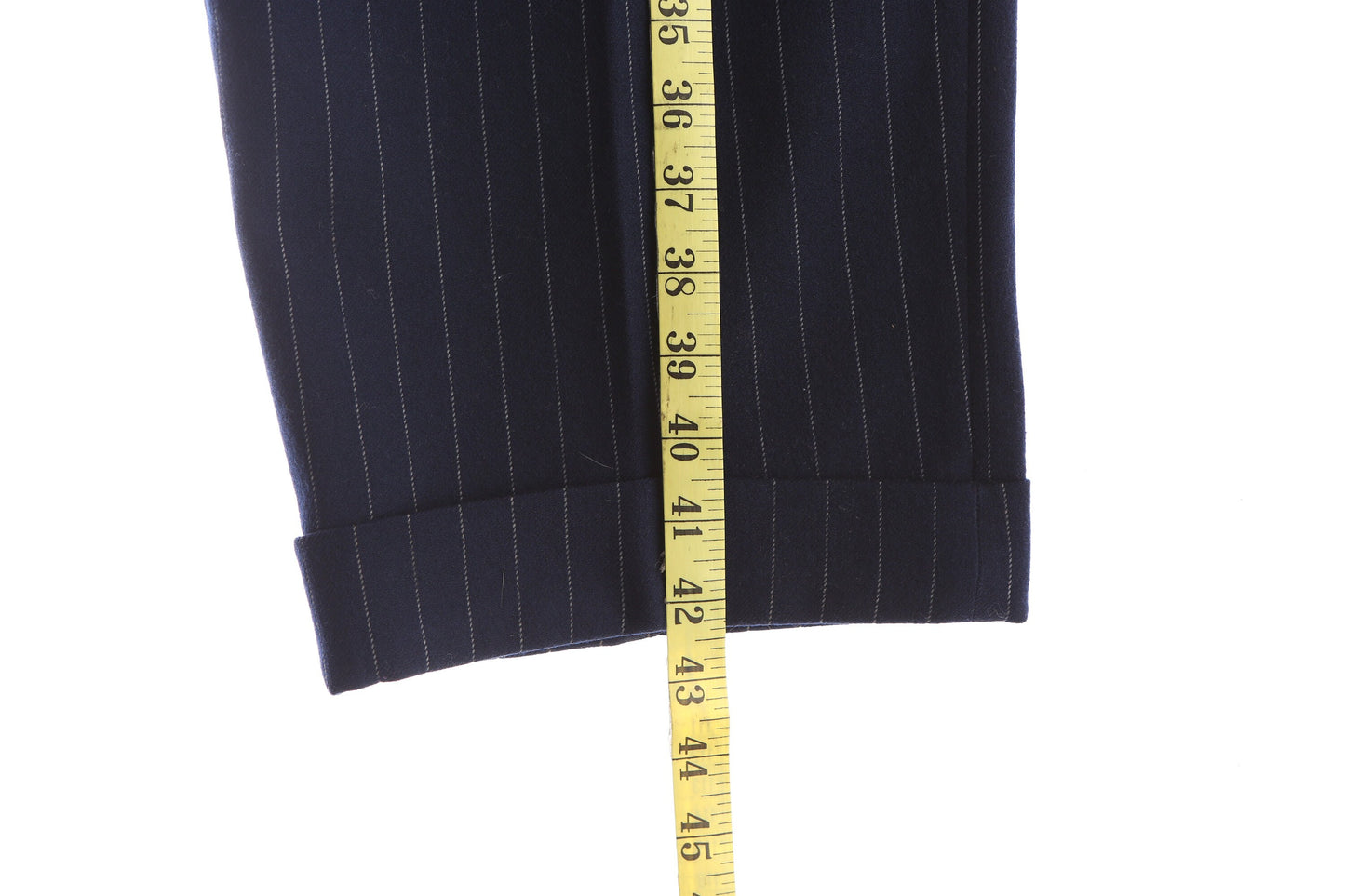 Vintage Men's Blue Striped Suit - Estimated Era 1940s - 1950s