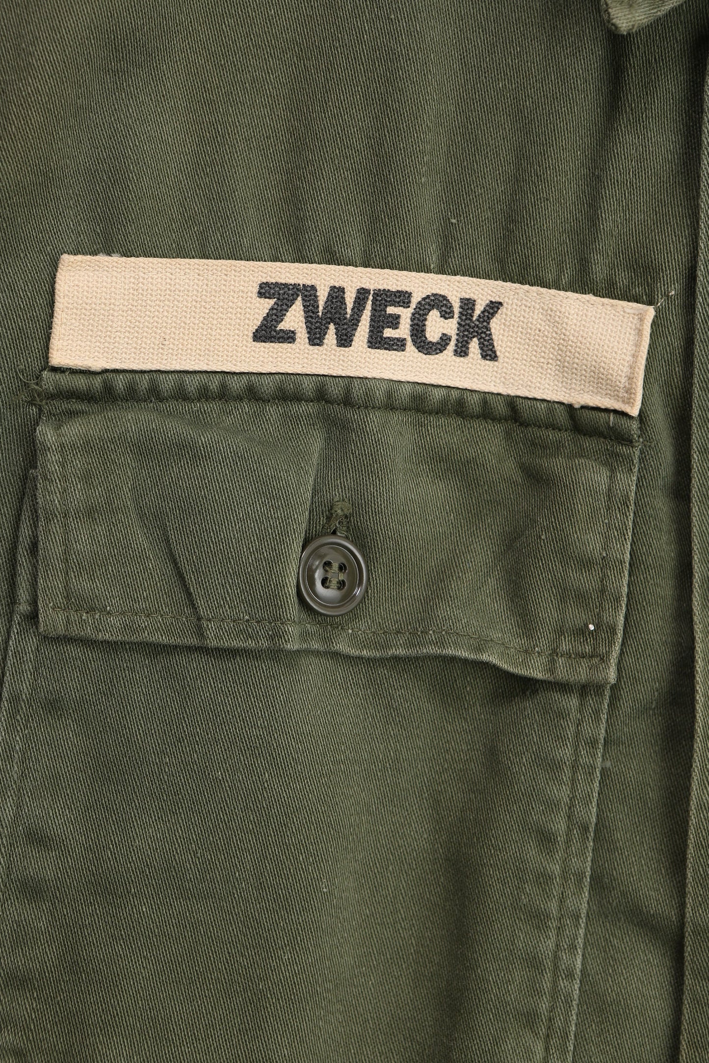 Vintage Men's Green Military Shirt