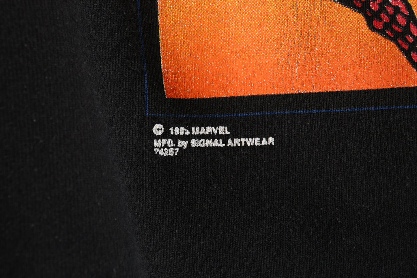 Vintage Black Graphic T-shirt with Spiderman Print - Estimated Era 1980's - 1990's