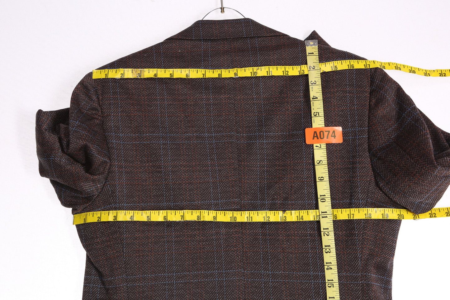 Vintage Men's Brown Plaid Casual Suit by Barrington - Estimated Era 1970's - 1980's
