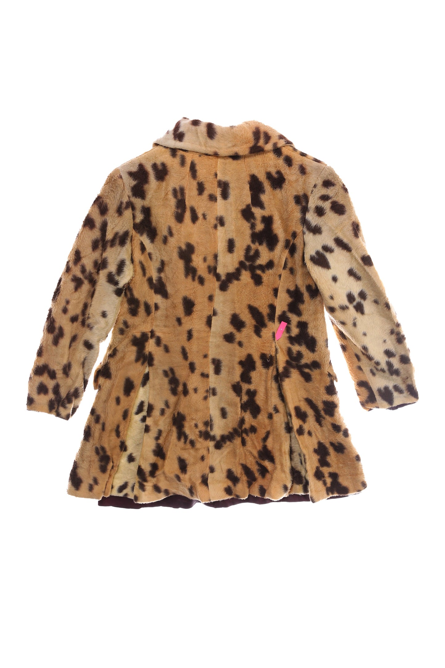 Vintage Women's Animal Print Faux Fur Coat - Estimated Era 1960's - 1970's