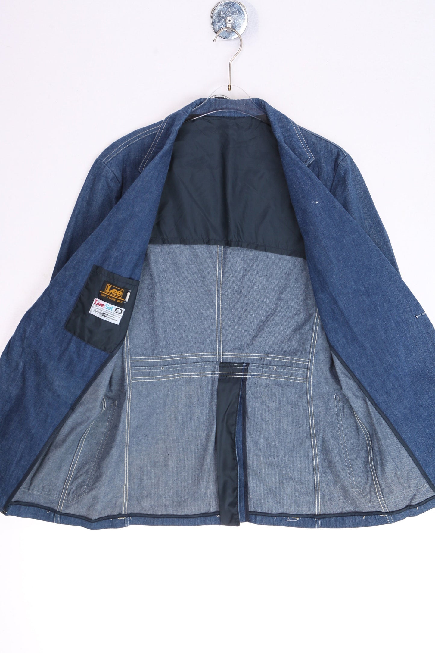 Vintage Men's Blue Casual Blazer by Lee - Estimated Era 1970's - 1980's