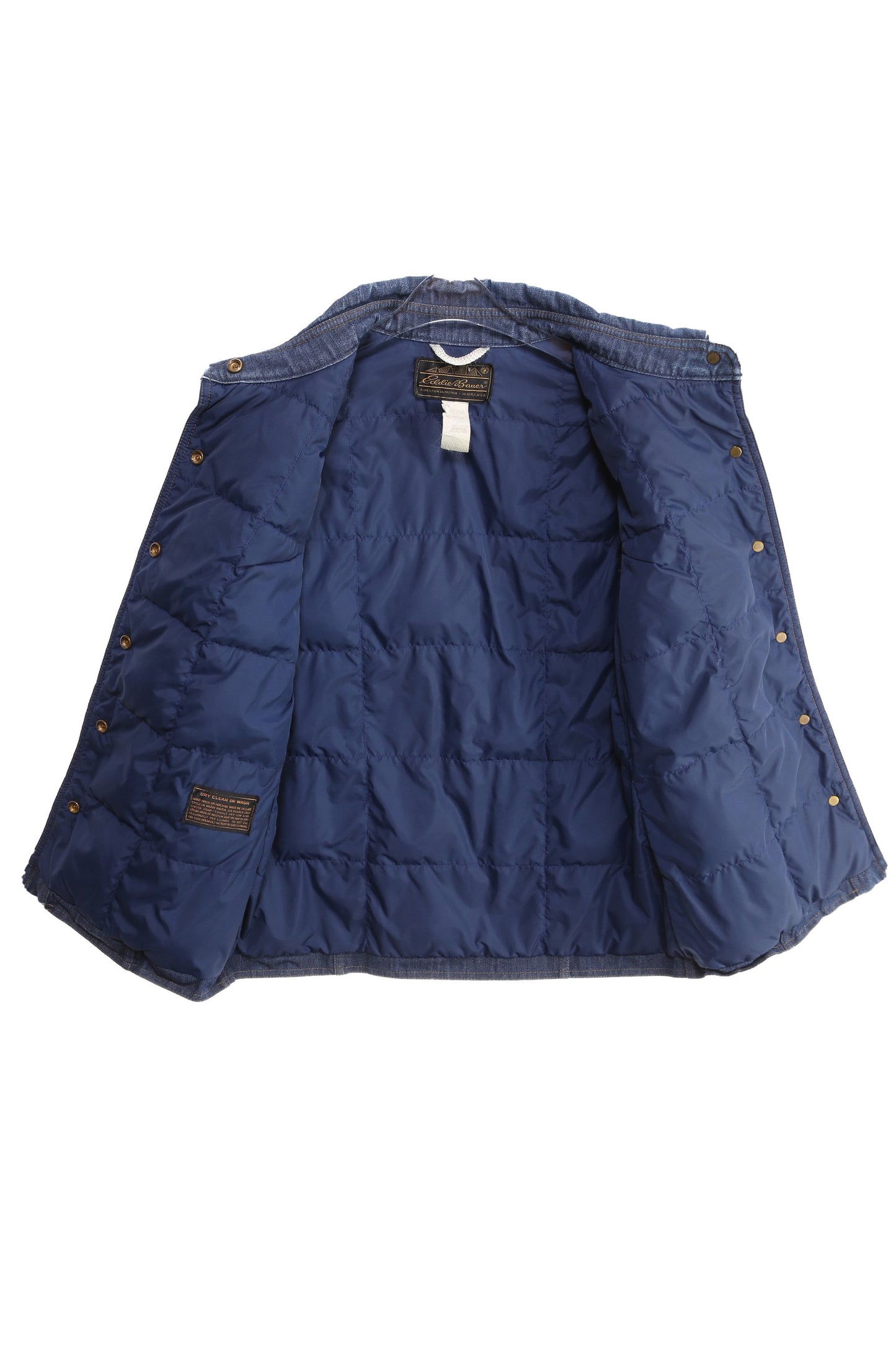 Vintage Women Blue Denim Jacket by Eddie Bawer - Estimated Era 1980's - 1990's