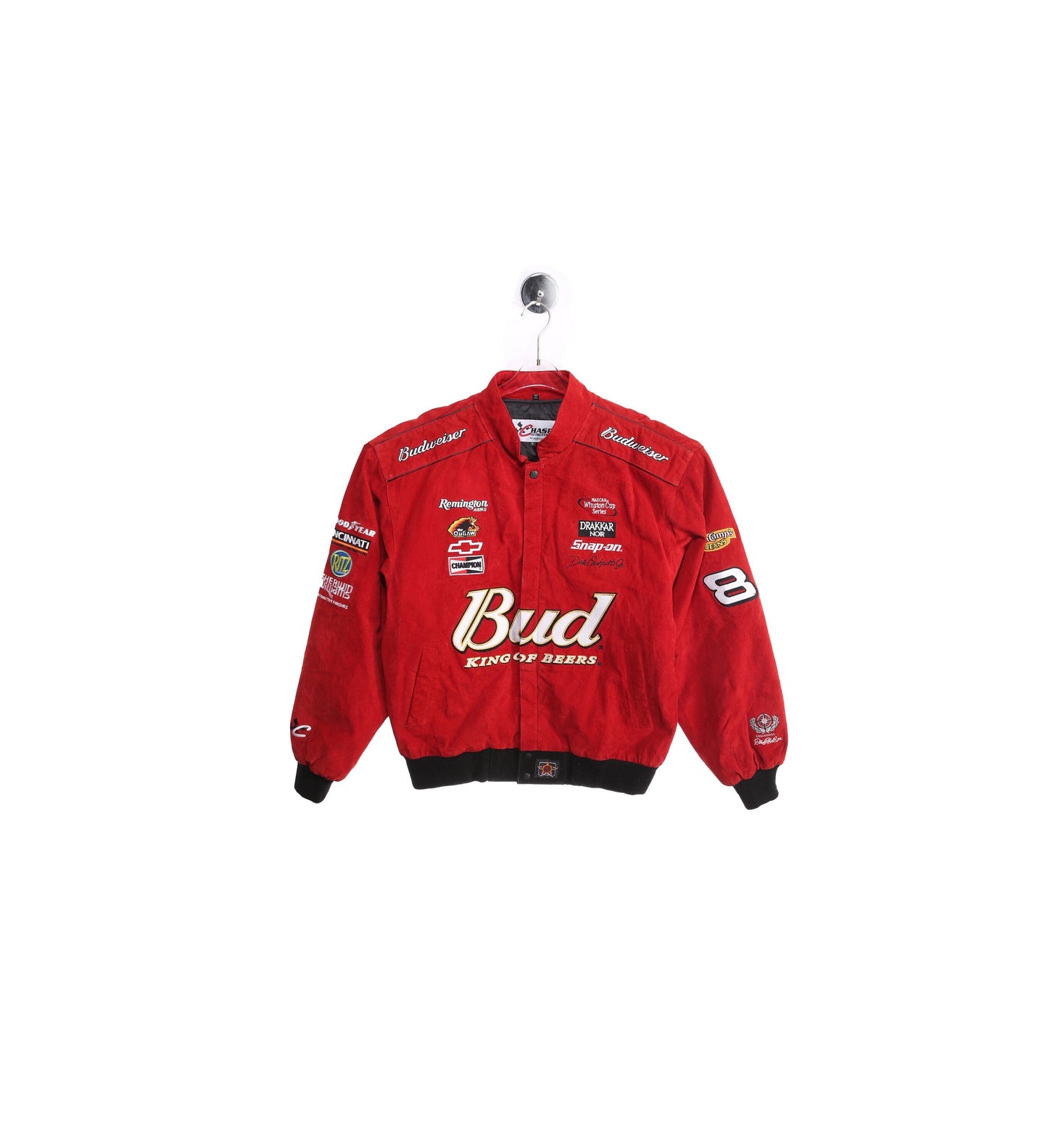 Vintage Red NASCAR Jacket by Chase - Estimated Era 1990's - 2000's