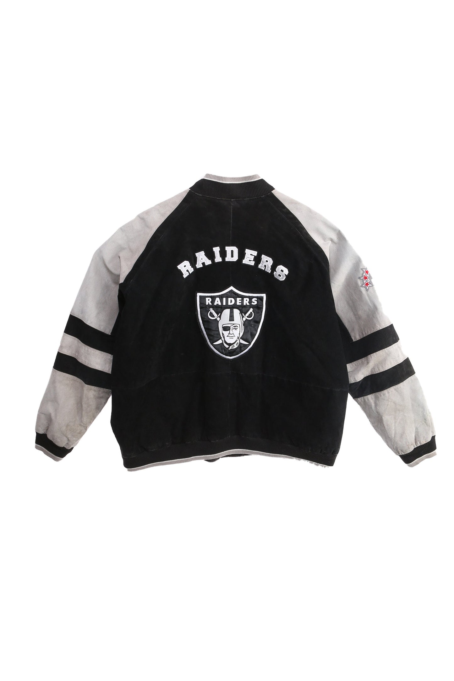 Raider Black Suede Bomber Jacket