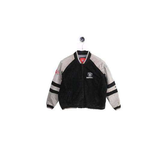 Raider Black Suede Bomber Jacket