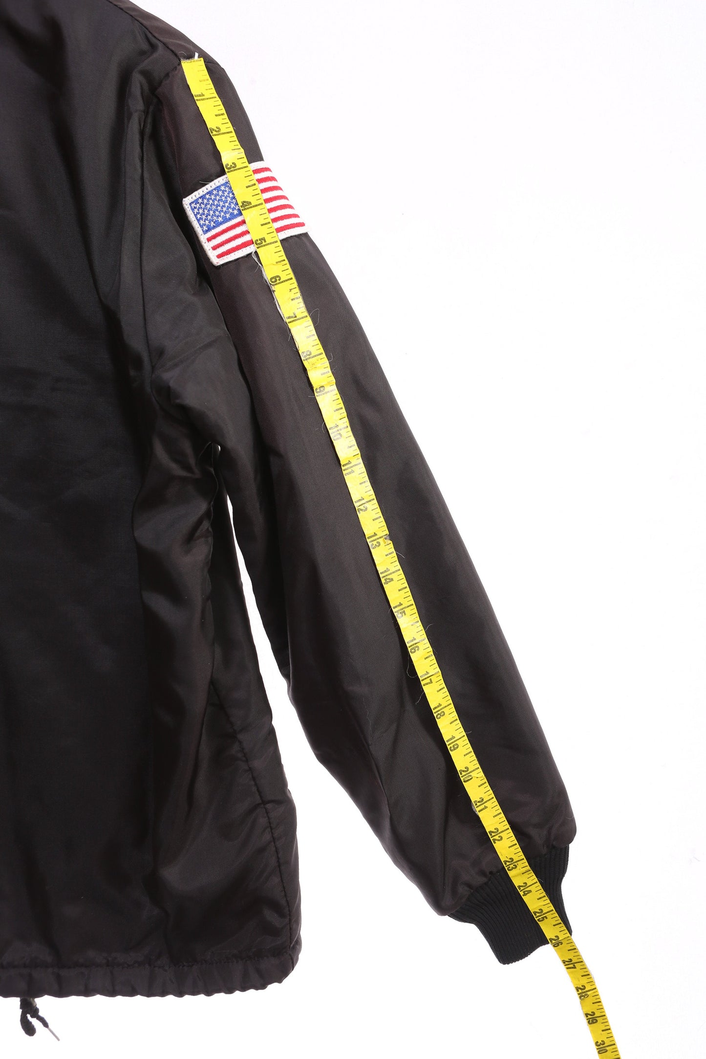 Vintage Cobra Black Nylon Racing Jacket - Estimated Era 1970's - 1980's