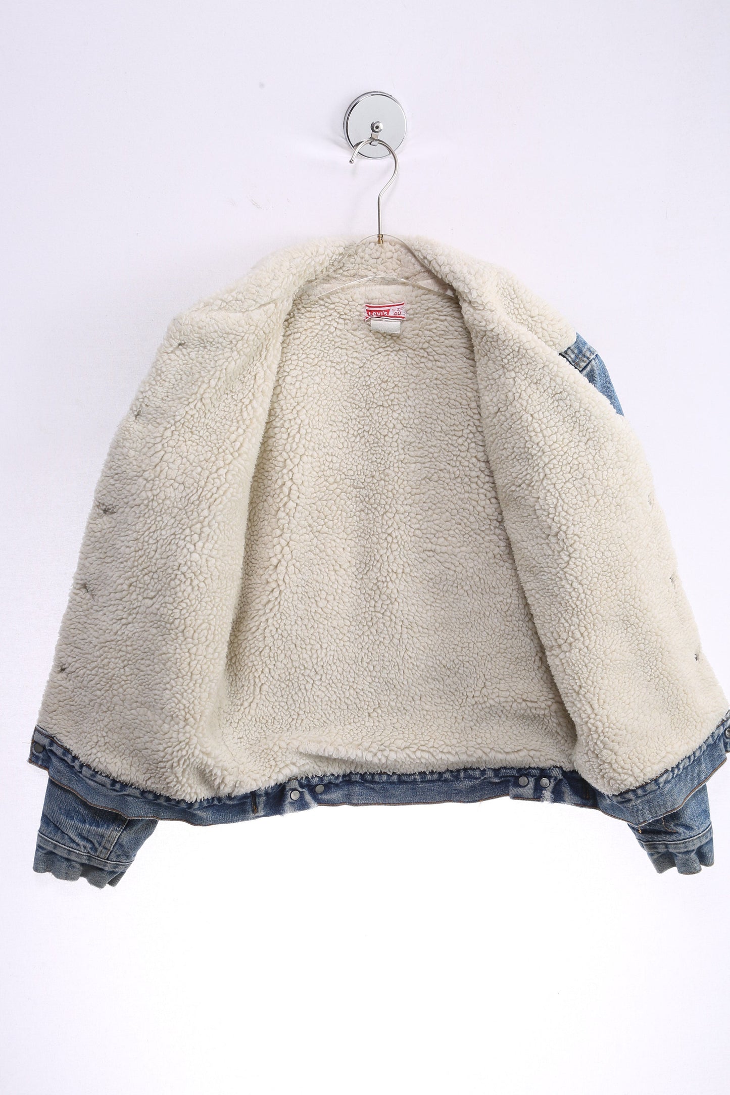 Vintage Levi's Denim Sherpa - Estimated Era 1970's - 1980's