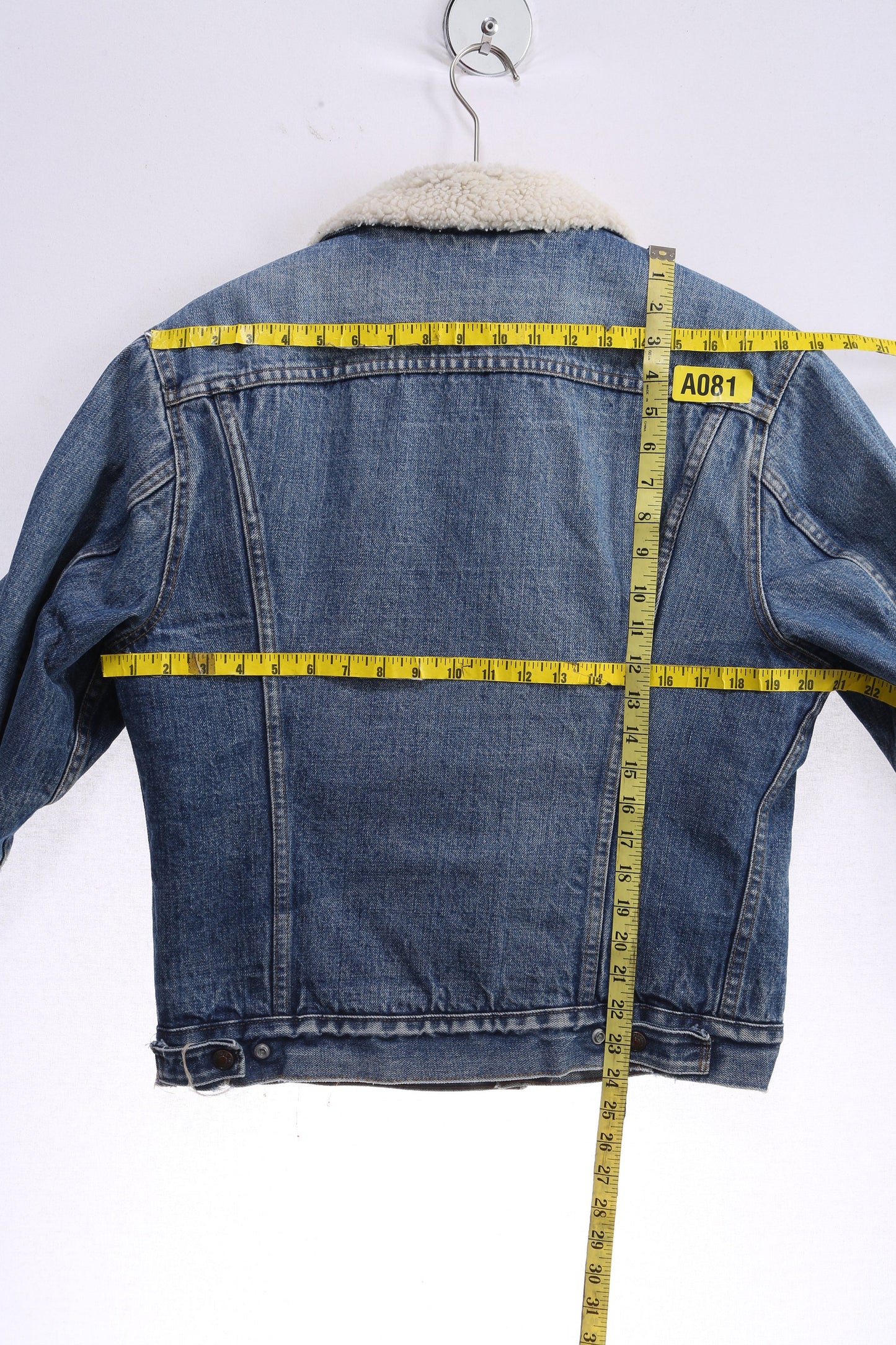 Vintage Levi's Denim Sherpa - Estimated Era 1970's - 1980's