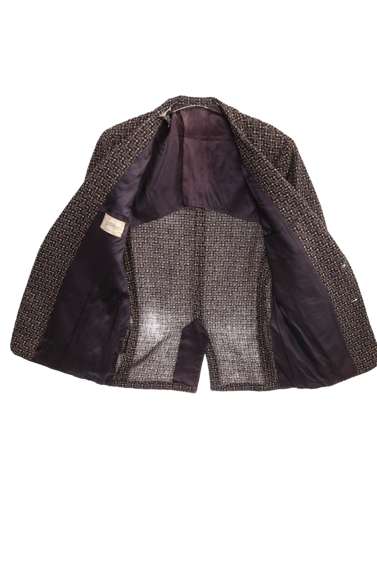 Vintage Men's Brown Casual Blazer by Bullocks - Estimated Era 1940's - 1950's