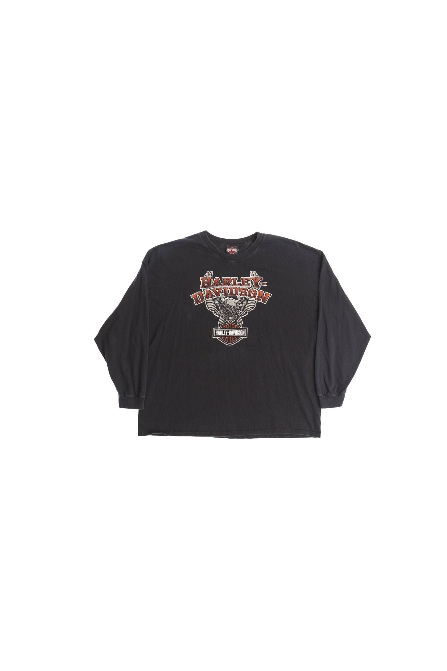 Harley davidson corona california shop shirt black long sleeve biker motorcycles