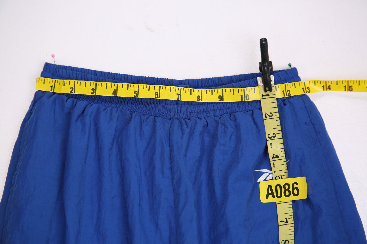 Vintage Blue Windbreaker Pants by Reebok - Estimated Era 1990's - Y2K