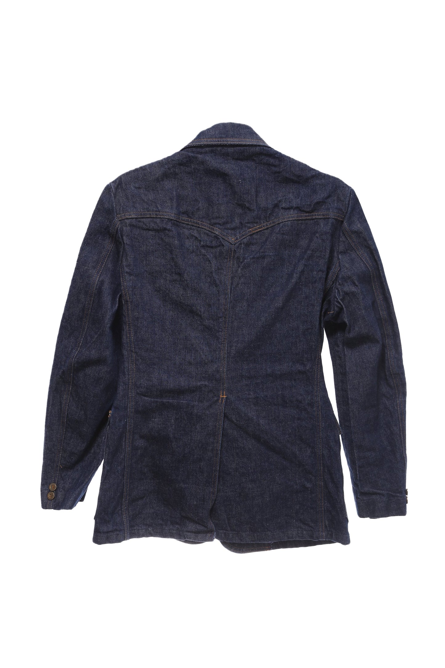 Vintage Levi's Blue Denim Men's Blazer - Estimated Era 1970's - 1980's