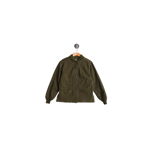 Vintage Women Green Military Field Jacket - OG-198 by Alpha Industries Inc.