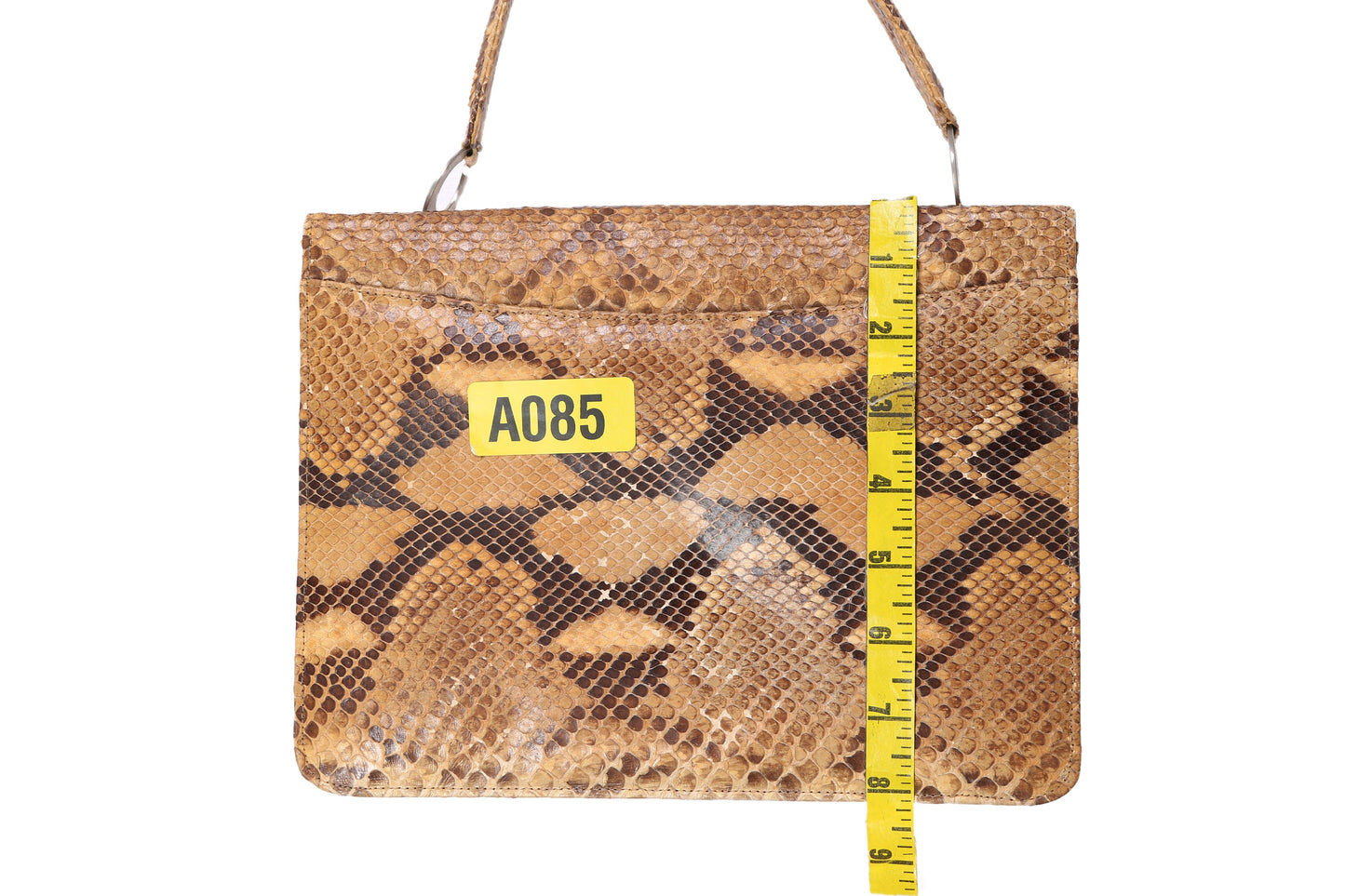 Vintage Women's Snakeskin Leather Handbag - Estimated Era 1950's - 1960's