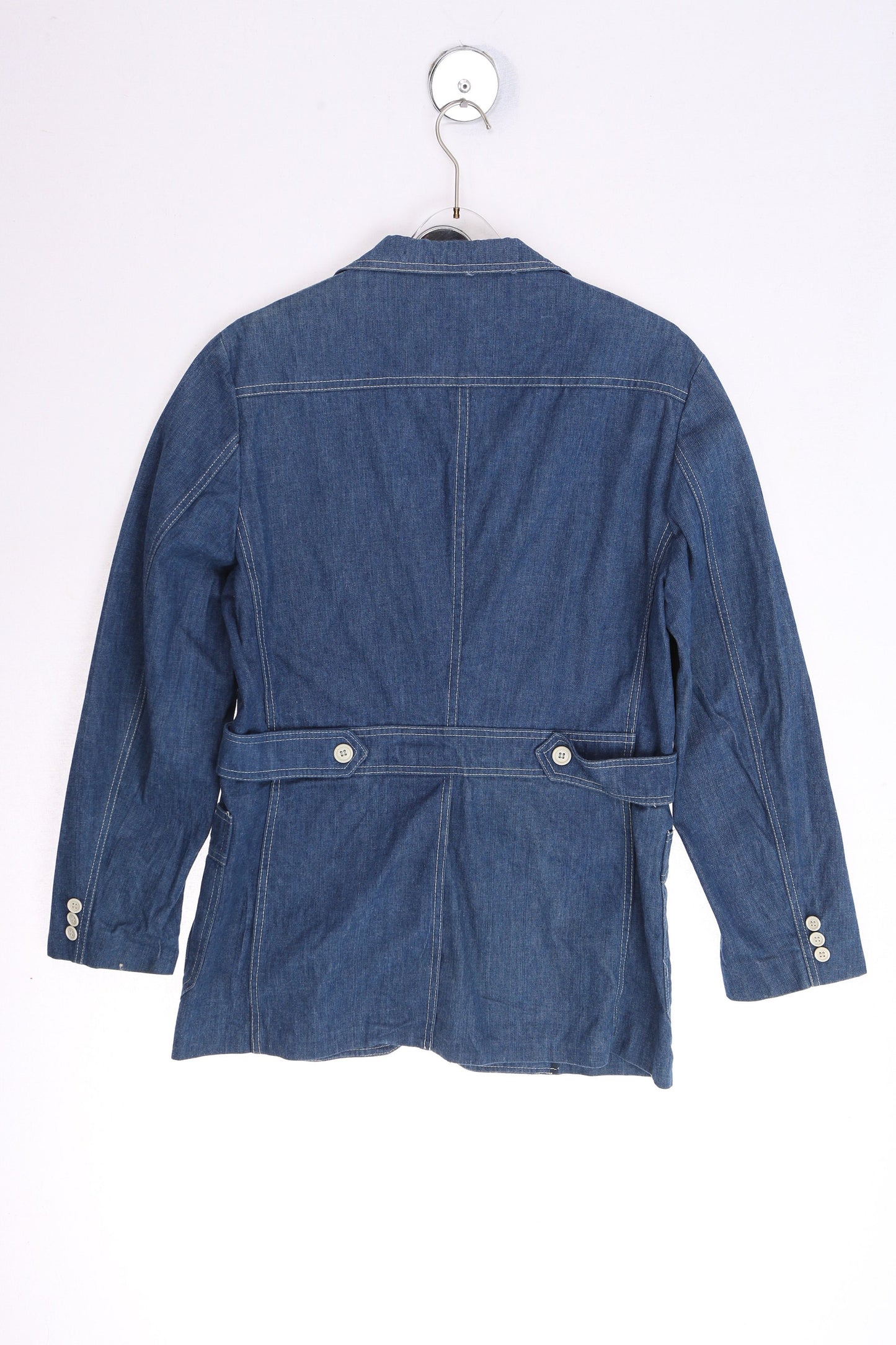 Vintage Men's Blue Casual Blazer by Lee - Estimated Era 1970's - 1980's