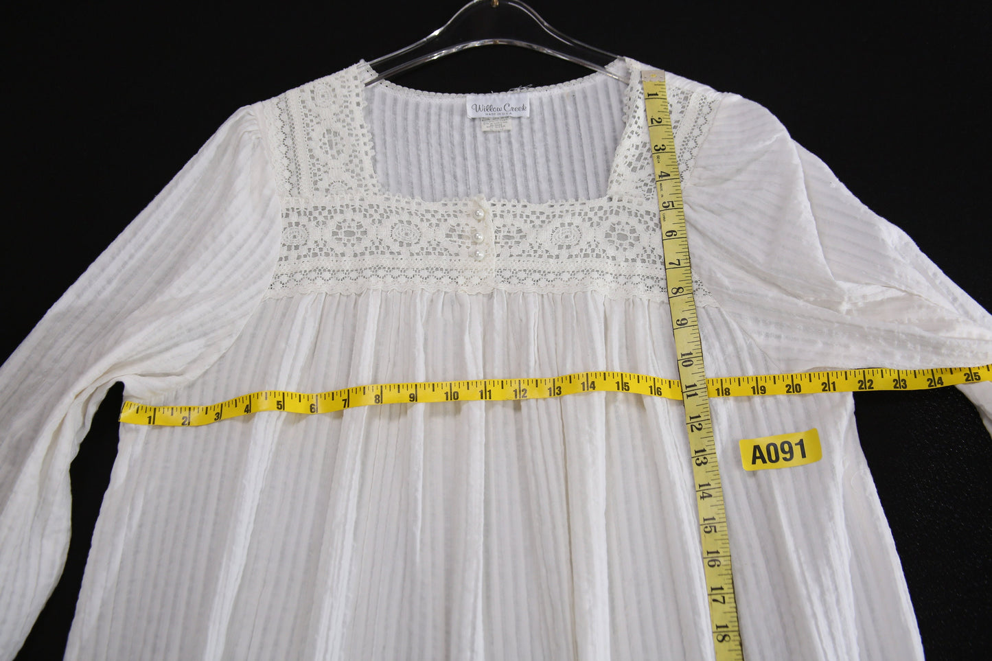 Vintage White Muumuu Boho Dress
