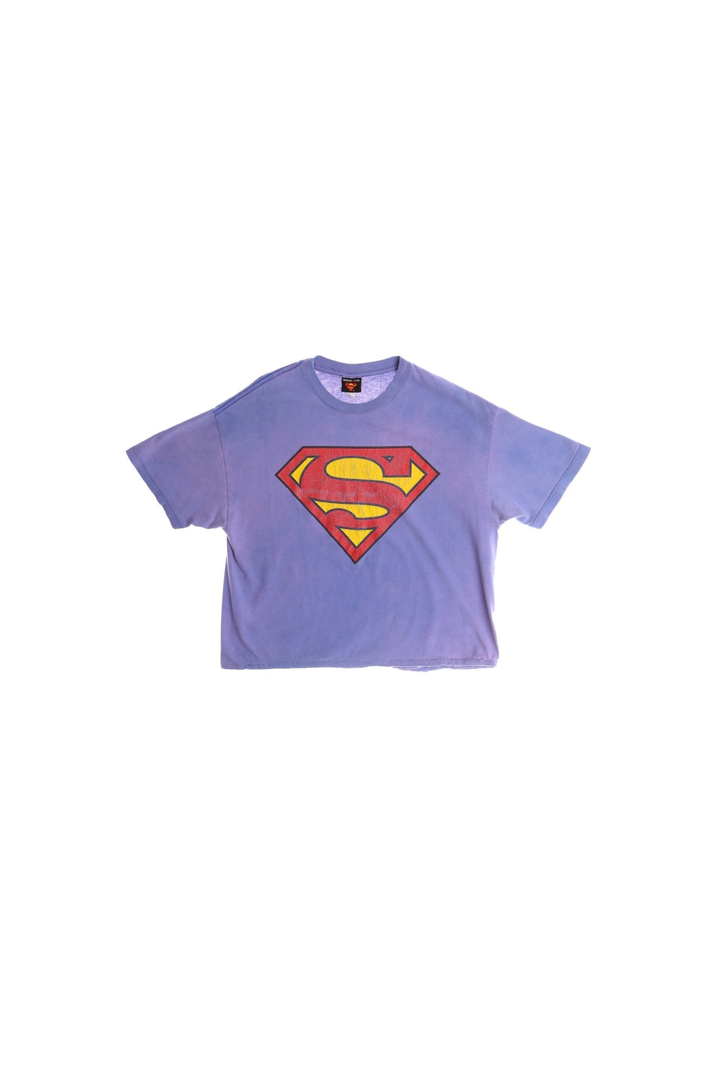 Superman Print Purple Graphic t-shirt