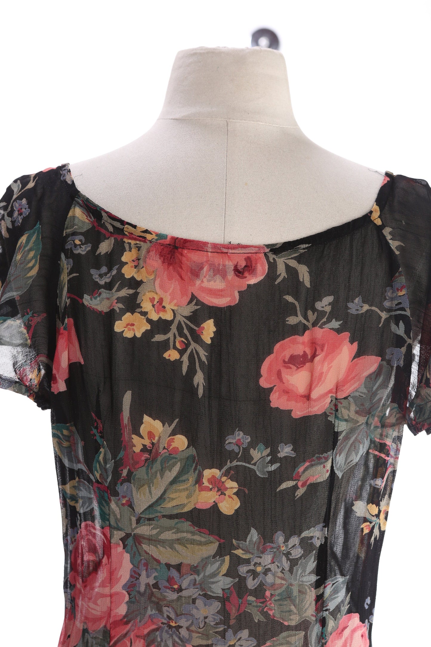 1990's Floral Print Summer Dress by Kim Erixon