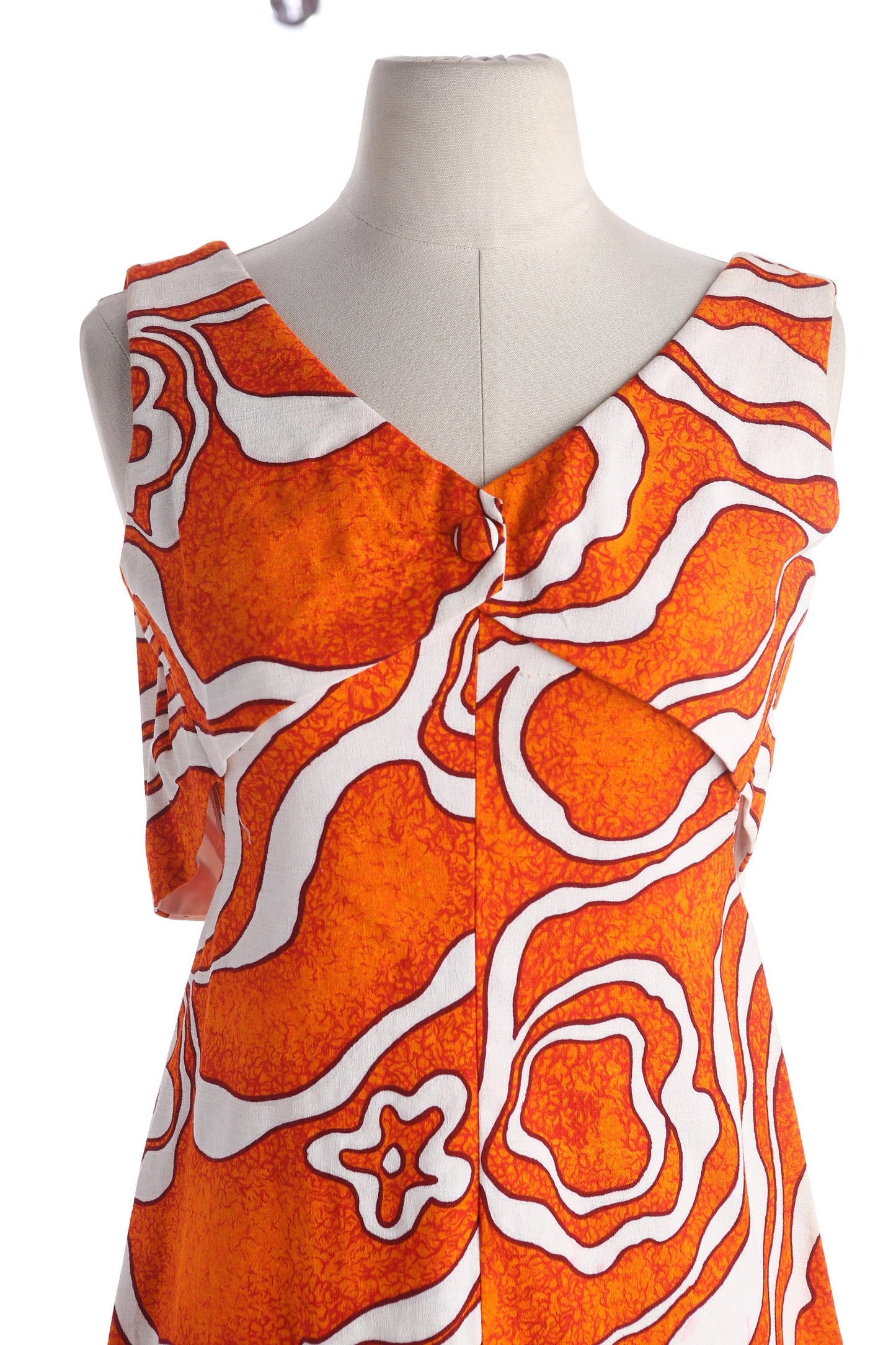 Vintage Hawaiian Dress by Sears Hawaiian Fashions - Estimated Era 1960s - 1970s