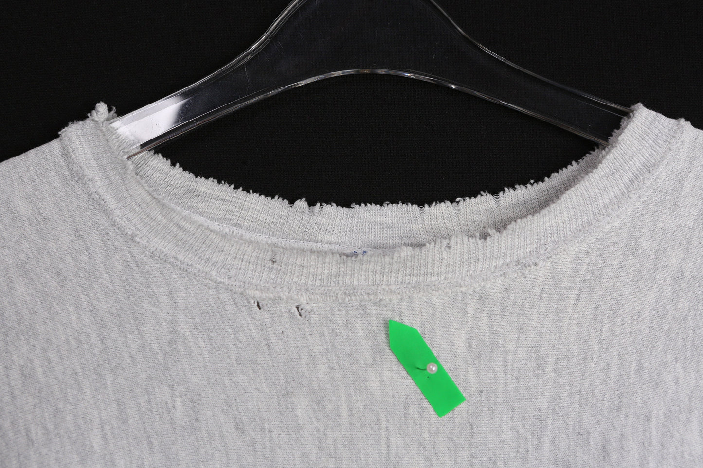 Vintage Gray Champion Crew Neck Sweatshirt with Barnard Print - Estimated Era 1980's - 1990's