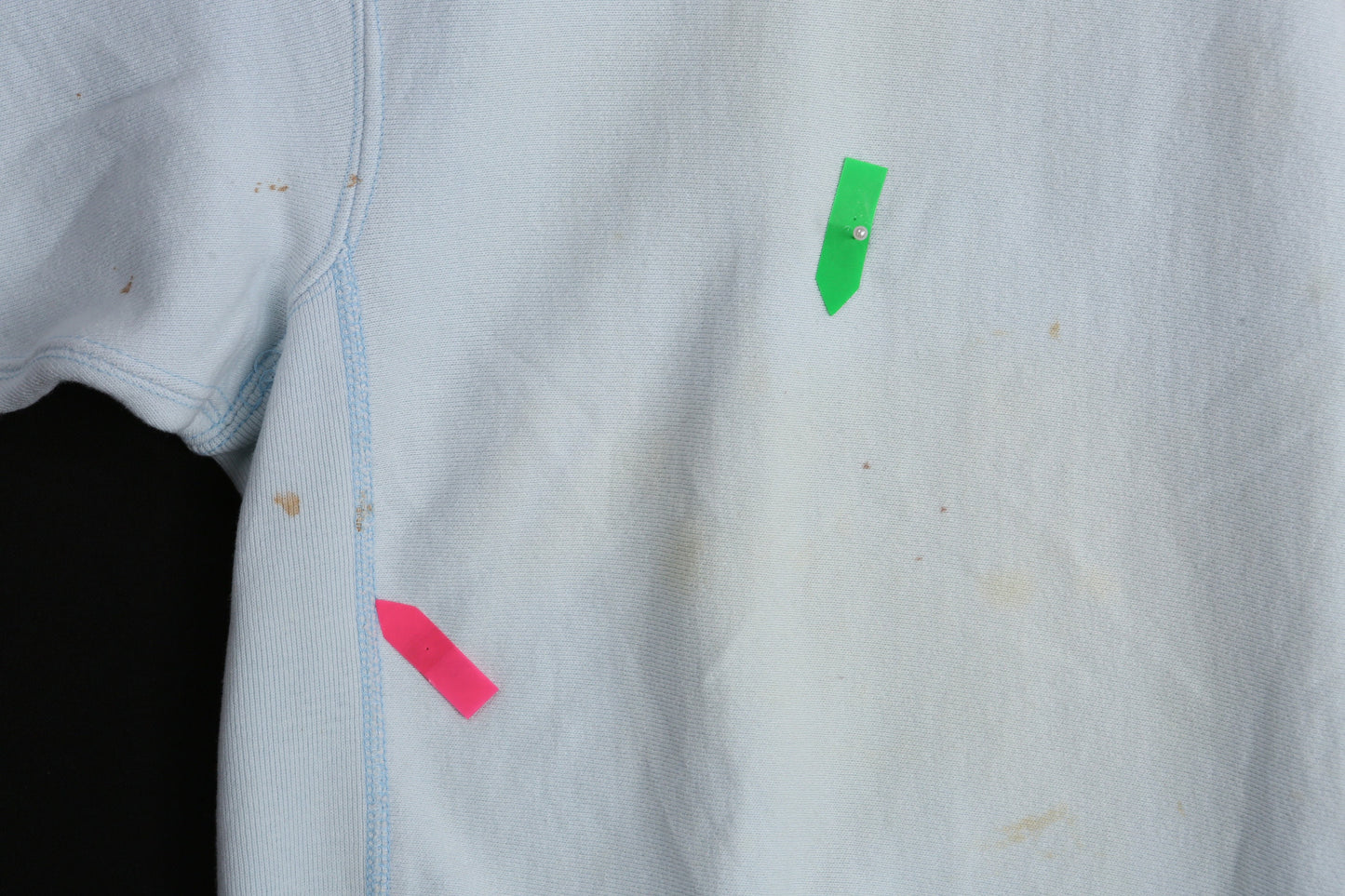 Vintage Light Blue Champion Crew Neck Sweatshirt - Estimated Era 1980's - 1990's