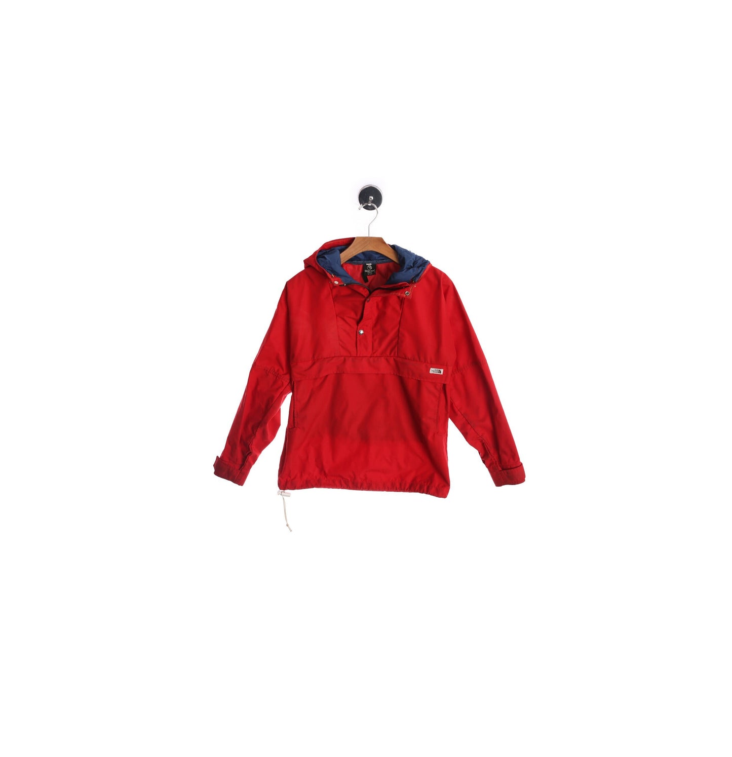 Vintage North Face Brown Label Red Nylon Parka