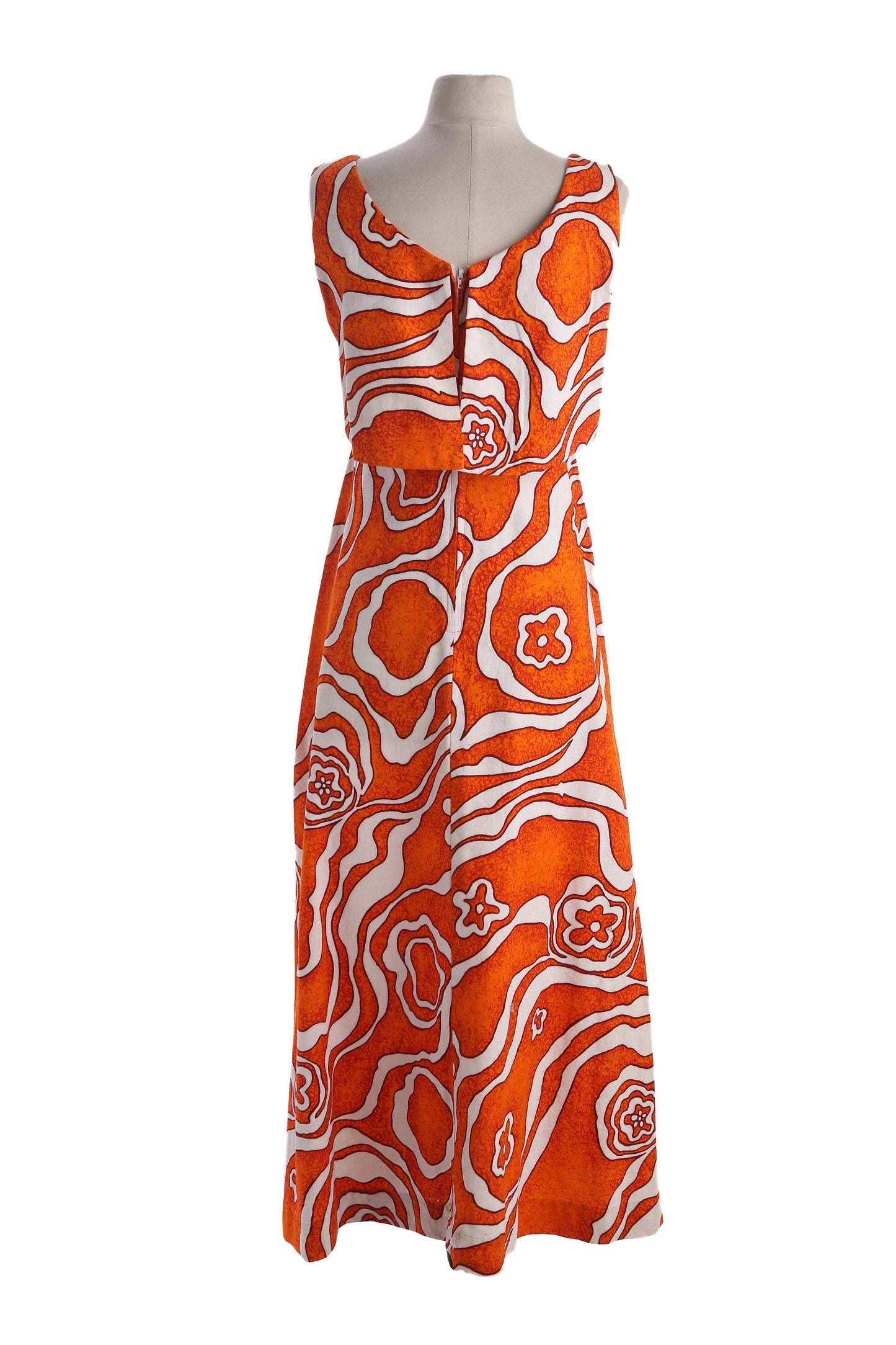 Vintage Hawaiian Dress by Sears Hawaiian Fashions - Estimated Era 1960s - 1970s