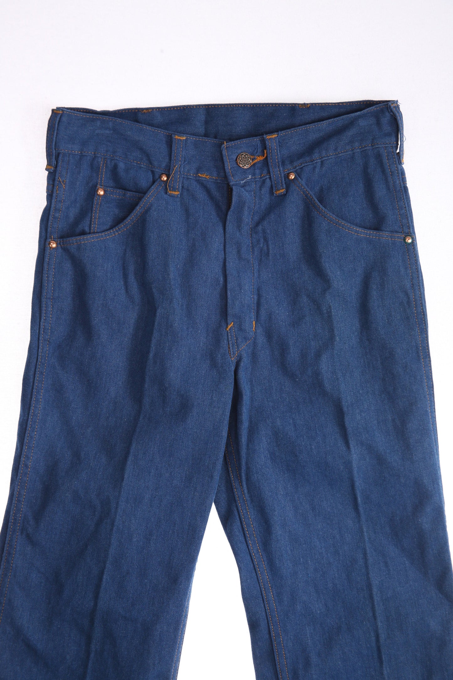 Tour De France Vintage 70s Blue Denim Pants