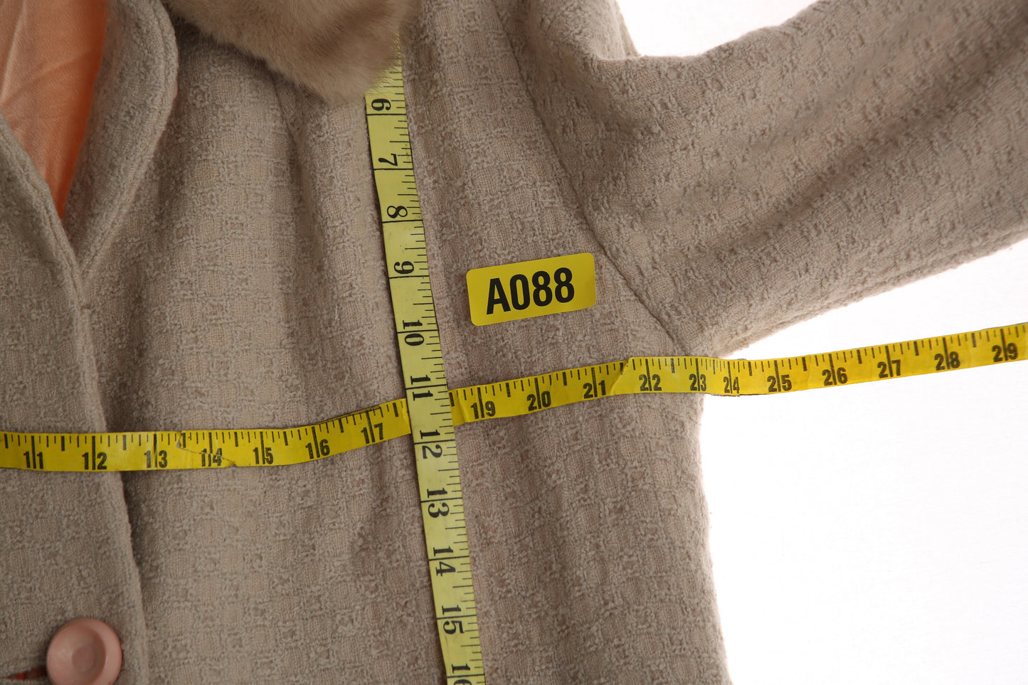 Vintage Women Casual Winter Coat with Fur Collar