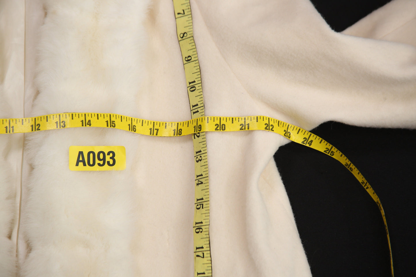 Vintage White Winter Coat with Faux Fur Collar by Alora - Estimated Era 1980's - 1990's - Made in USA